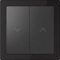 Merten D-Life roller shutter switch (onyx black frame, anthracite insert)